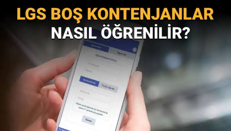 LGS Boş Kontenjan Üzerine Bilmeniz Gereken Her Şey: e-Okul İle Sorgulama