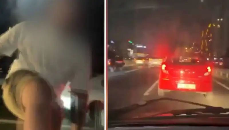 Trafik Magandası Kameralara Yansıdı: İşte O Anlar!
