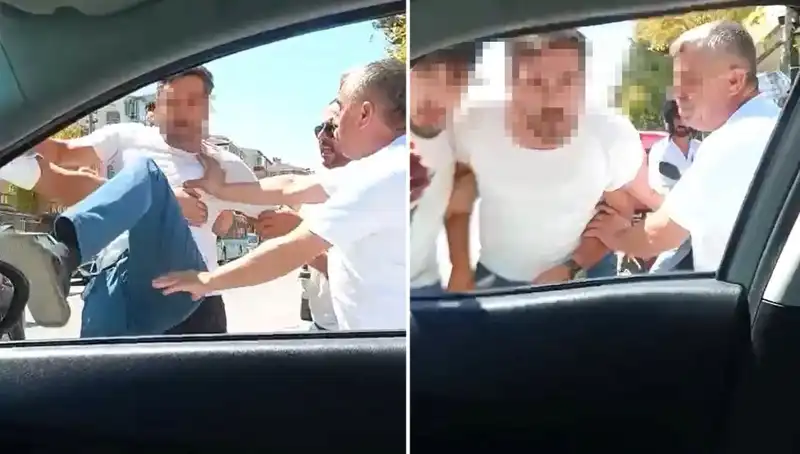 Dolmuş Şoföründen Trafikte Şoke Edici Davranışlar