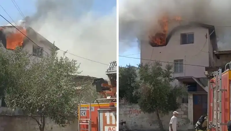 Hatay'da Yangın Faciası: Üç Yaşındaki Çocuk Hastaneye Kaldırıldı