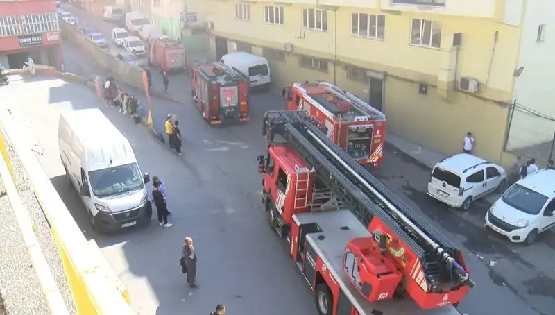 İstanbul'da Tekstil Atölyesinde Yangın: Büyük Hasar ve Paniğe Neden Oldu