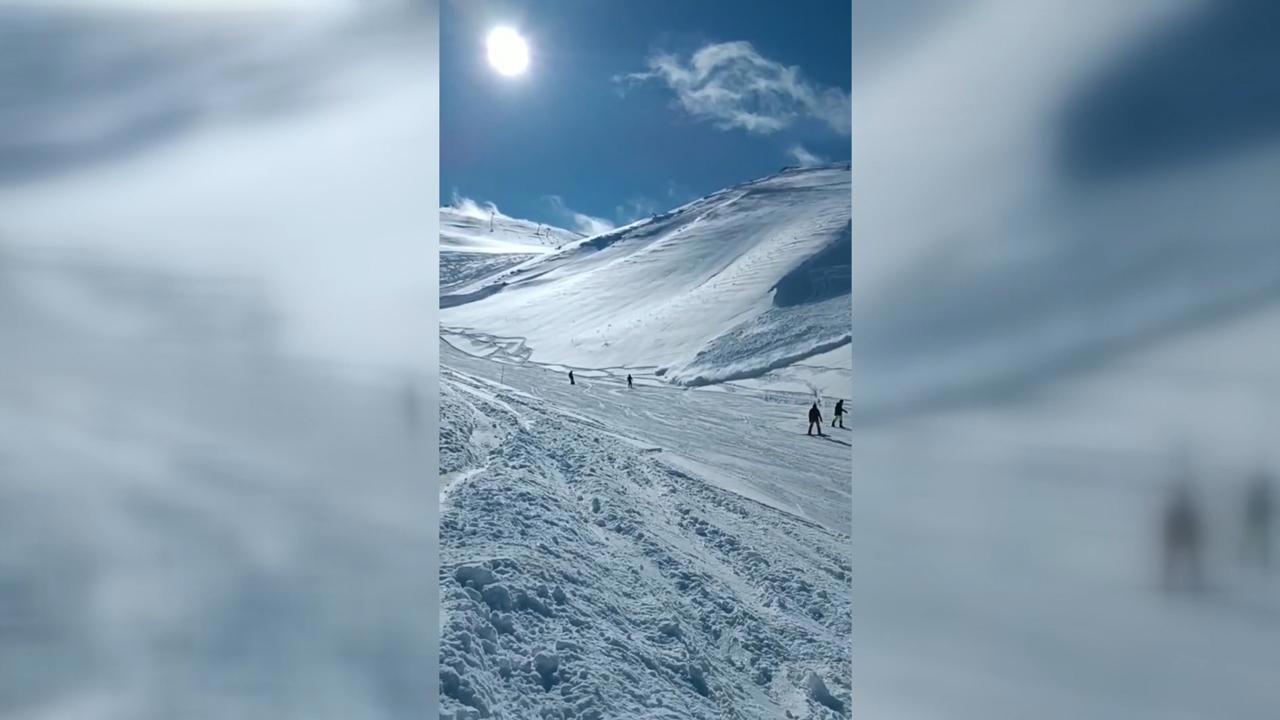 Palandöken'de Çığ Tehlikesi