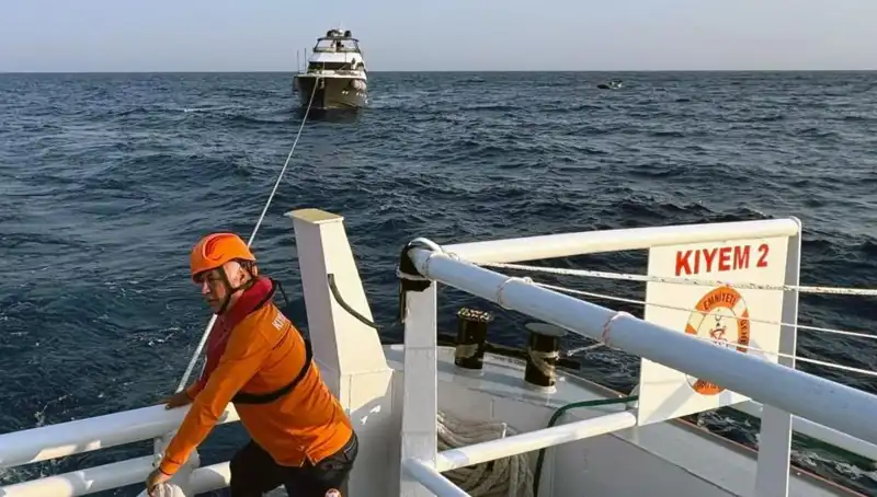 Marmaris Açıklarında Sürüklenen Tekne Dramı: Kurtarılma Operasyonu Başarı ile Sonuçlandı