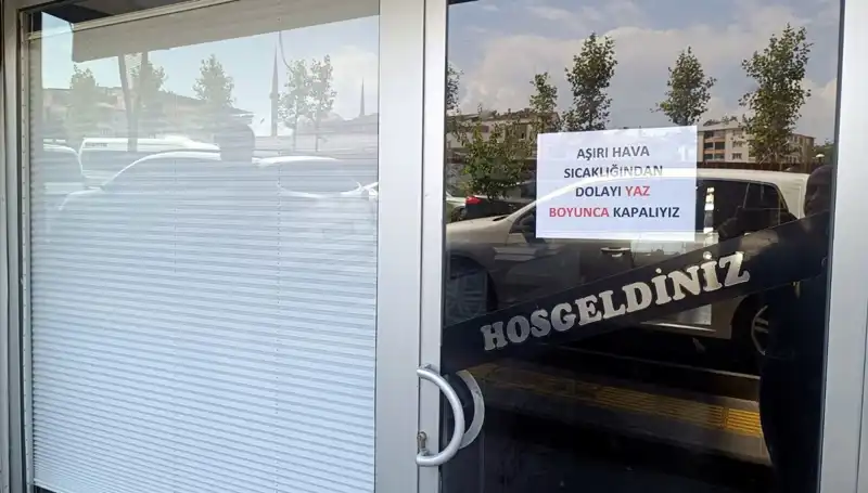 Afrika Sıcakları Türkiye'yi Sarıp Sarmaladı: Dükkanlar Yaz Boyu Kapalı Kaldı