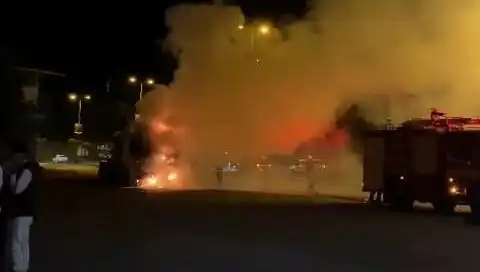 Zonguldak’ta Seyir Halindeki TIR Korkutan Alevler İçinde Kaldı
