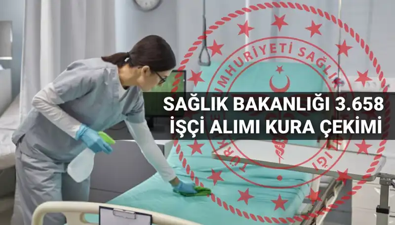 Sağlık Bakanlığı'ndan 3.658 İşçi Alımı için Kura Tarihi Açıklandı