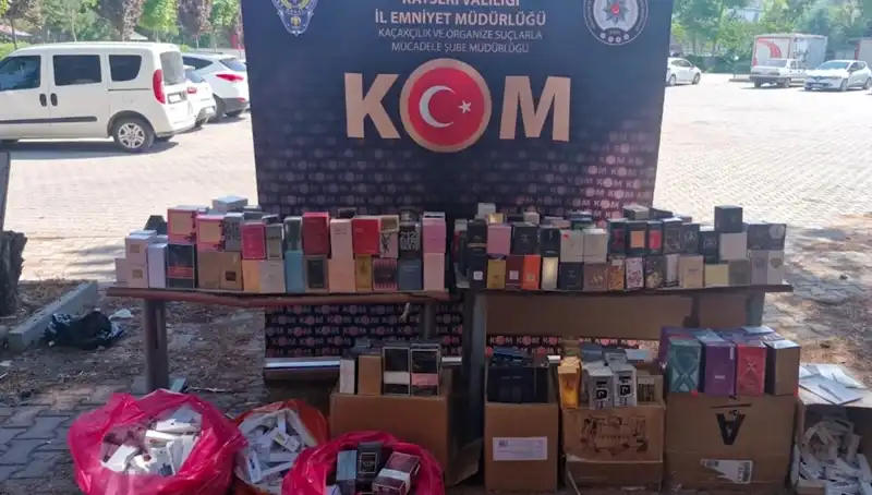 Kayseri'de Kaçak Parfüm Operasyonu: İki Şüpheli Gözaltına Alındı