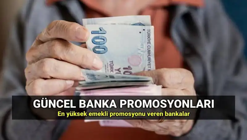 2025 Yılı İçin En Yüksek Emekli Promosyonlarını Sunan Bankalar